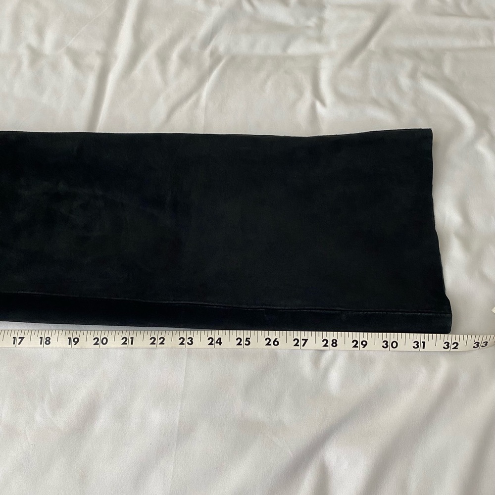 INC Black Leather Pants. Size 12 - Picture 4 of 7